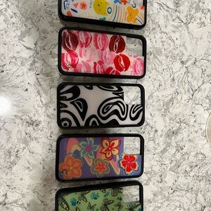 Colorful Patterned Phone Cases Set